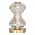 Настольная лампа светодиодная с волнообразным стеклянным плафоном Amphora of Light варинант исполнения - 2 | Loft Concept в Нижнем Новгороде