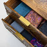 Прикроватная тумба с фактурным фасадом Termite варинант исполнения - 5 | Loft Concept в Нижнем Новгороде