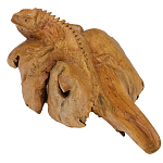 Статуэтка из дерева игуана Animals of the World варинант исполнения - 4 | Loft Concept в Нижнем Новгороде