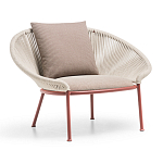 Дизайнерское уличное кресло с веревочной спинкой PETALO Armchair варинант исполнения - 2 | Loft Concept в Нижнем Новгороде