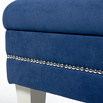 Мягкая банкетка с зоной для хранения Casket Blue варинант исполнения - 3 | Loft Concept в Нижнем Новгороде