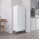 Комод белый с 4-мя дверцами на металлических ножках SPARK MULTIPURPOSE CABINET WHITE варинант исполнения - 3 | Loft Concept в Нижнем Новгороде
