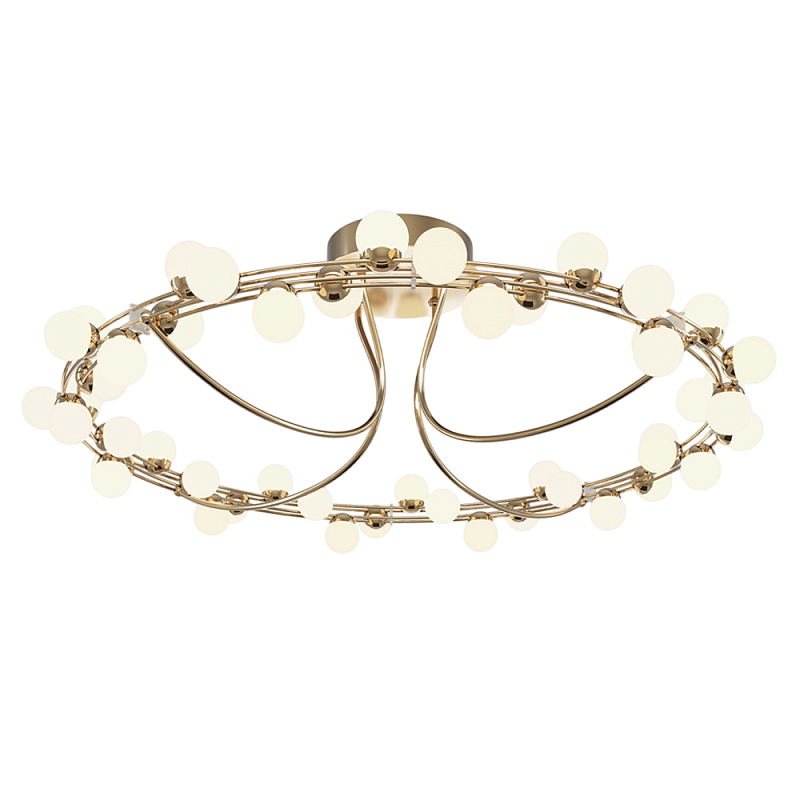 Потолочный светильник Tessara 3000К 72Вт Золотой Белый в Нижнем Новгороде | Loft Concept 