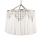 Люстра белая плетеная с кисточками Boho Tassel Chandelier варинант исполнения - 1 | Loft Concept в Нижнем Новгороде