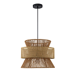 Подвесной светильник с абажуром из натуральных материалов Light Inside the Cell варинант исполнения - 3 | Loft Concept в Нижнем Новгороде