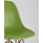 Пластиковый стул на ножках из массива бука Eames Green варинант исполнения - 2 | Loft Concept в Нижнем Новгороде