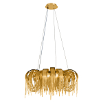 Люстра круглая подвесная с металлическими дугами и длинными цепочками 80 см Atlantis Chain варинант исполнения - 10 | Loft Concept в Нижнем Новгороде