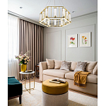 Люстра в форме шестиугольника с хрустальным декором Agace Crystal Chandelier варинант исполнения - 2 | Loft Concept в Нижнем Новгороде