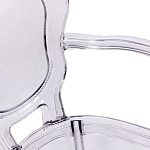 Прозрачный стул с подлокотниками LOUIS GHOST CHAIR Grey варинант исполнения - 7 | Loft Concept в Нижнем Новгороде