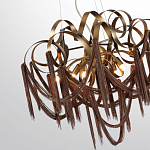 Люстра подвесная с переплетенными металлическими лентами и цепочками Atlantis Chain варинант исполнения - 3 | Loft Concept в Нижнем Новгороде