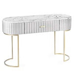 Консоль овальная на золотистых фигруных ножках Wall Console варинант исполнения - 1 | Loft Concept в Нижнем Новгороде