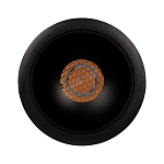 Встраиваемый спот светодиодный круглый черного цвета с углублением Ombra Lux  варинант исполнения - 2 | Loft Concept в Нижнем Новгороде