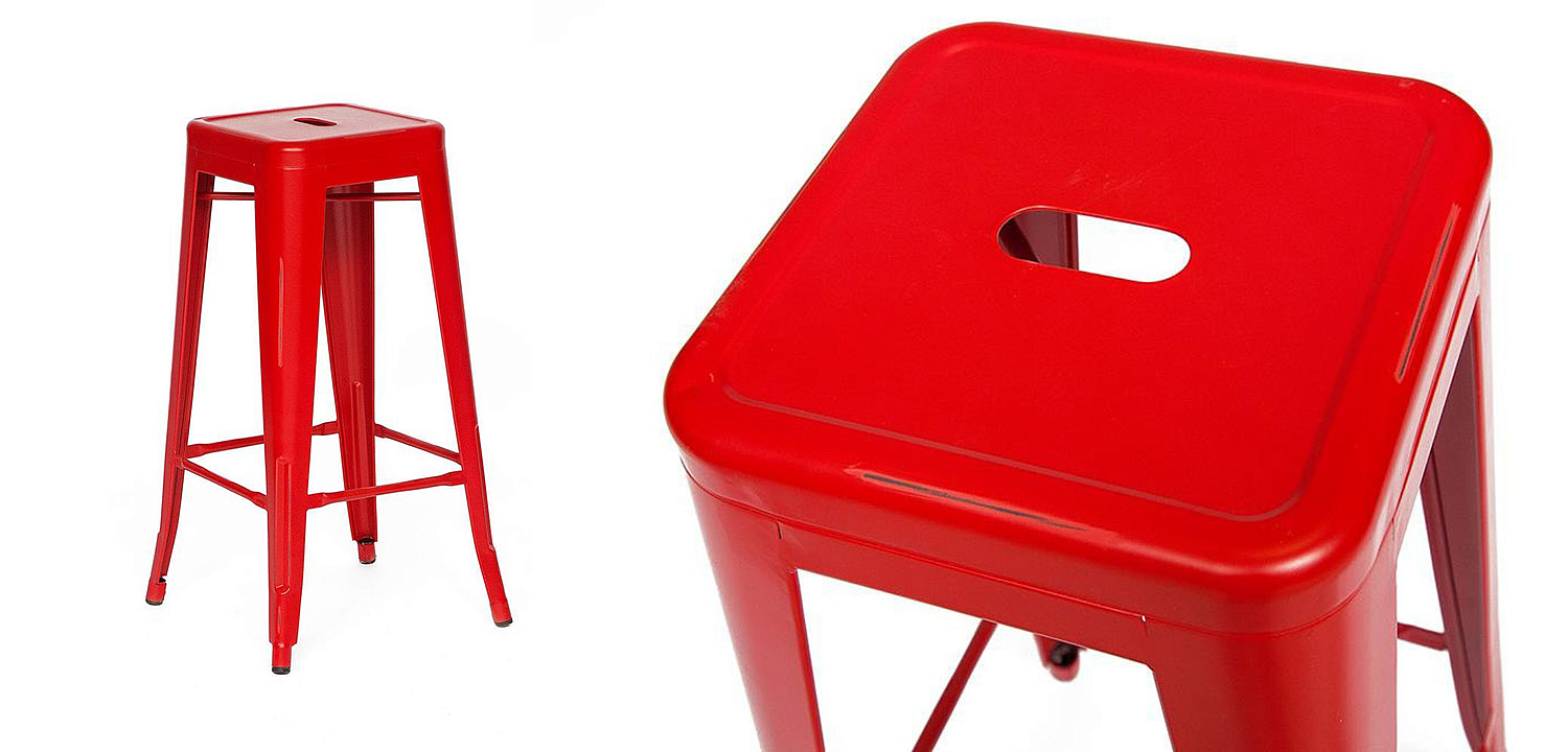 Барный стул Tolix red metal Барный стул Tolix red metal - Loft-Concept в Нижнем Новгороде