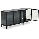 Сервант четырехдверный с рифленым стеклом The Keeper варинант исполнения - 2 | Loft Concept в Нижнем Новгороде