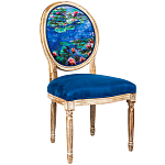 Стул из натурального бука с цветочным принтом Impressionism in Art варинант исполнения - 2 | Loft Concept в Нижнем Новгороде