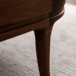 Кофейный стол овальный из дерева с 2-мя ящиками Coffee Walnut Table варинант исполнения - 10 | Loft Concept в Нижнем Новгороде