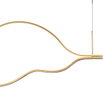 Подвесной светильник волнообразный изогнутый на двух тросах 103 см Spiral Lighting варинант исполнения - 2 | Loft Concept в Нижнем Новгороде