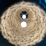 Вязаный подвесной светильник из шерсти Dome Wool Lamp  варинант исполнения - 5 | Loft Concept в Нижнем Новгороде