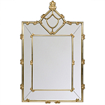 Зеркало прямоугольное Golden Classic Ornament Mirror варинант исполнения - 2 | Loft Concept в Нижнем Новгороде