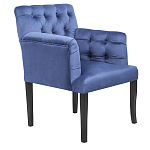 Кресло Addison Chic Armchair deep blue velour варинант исполнения - 1 | Loft Concept в Нижнем Новгороде