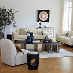 Приставной столик черного цвета AMORPHOUS варинант исполнения - 4 | Loft Concept в Нижнем Новгороде