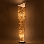 Торшер из перламутра на металлическом каркасе Indonesian Lamps варинант исполнения - 4 | Loft Concept в Нижнем Новгороде