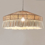 Люстра круглая плетеная с кисточками Dome Sun Glow варинант исполнения - 3 | Loft Concept в Нижнем Новгороде