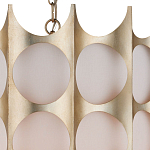 Подвесной светильник в форме цилиндра с фактурным серебряным каркасом и тканевым абажуром Silver Honeycomb варинант исполнения - 2 | Loft Concept в Нижнем Новгороде