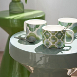 Приставной стол из керамики Manufacto Gray-green варинант исполнения - 7 | Loft Concept в Нижнем Новгороде