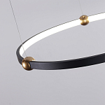 Люстра подвесная светодиодная черный металл Ring Horizontal варинант исполнения - 10 | Loft Concept в Нижнем Новгороде