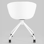 Офисное кресло из пластика с мягким сиденьем Eggshell Grey варинант исполнения - 5 | Loft Concept в Нижнем Новгороде