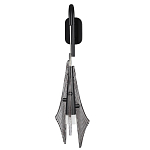 Бра черного цвета с плафоном из рельефного стекла Glass Pod варинант исполнения - 7 | Loft Concept в Нижнем Новгороде