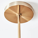 Люстра линейная с 2-мя белыми плиссированными тканевыми абажурами Combination варинант исполнения - 1 | Loft Concept в Нижнем Новгороде