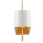 Люстра прямоугольная с белыми цилиндрическими абажурами White Ribbon варинант исполнения - 1 | Loft Concept в Нижнем Новгороде