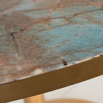 Стол обеденный круглый на золотистом основании Status Model варинант исполнения - 2 | Loft Concept в Нижнем Новгороде