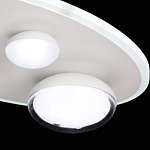 Потолочный светильник овальной формы белого цвета с 4-мя лампами Lunar Pebbles варинант исполнения - 8 | Loft Concept в Нижнем Новгороде