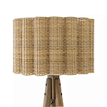 Торшер с плетеным абажуром на основании в виде треноги Lamp with Wicker Lampshade варинант исполнения - 1 | Loft Concept в Нижнем Новгороде