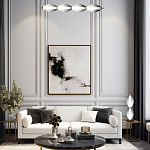 Настольная лампа светодиодная в сочетании двух разных фактур стекла Enchanting варинант исполнения - 3 | Loft Concept в Нижнем Новгороде