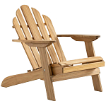 Уличное кресло из массива акации Adirondack Wooden Chair Natural варинант исполнения - 1 | Loft Concept в Нижнем Новгороде