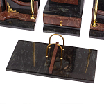 Настольный письменный набор из лемезита и змеевика с декором в виде Орла в подарочной упаковке Successful Leader варинант исполнения - 4 | Loft Concept в Нижнем Новгороде