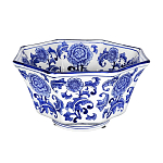 Чаша белая с синим цветочным узором Chino Dishes варинант исполнения - 1 | Loft Concept в Нижнем Новгороде