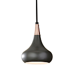  Подвесной светильник с каплевидным плафоном темного цвета Feiss варинант исполнения - 1 | Loft Concept в Нижнем Новгороде