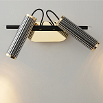 Бра с двумя цилиндрическими плафонами на магнитном креплении Bronze Concert варинант исполнения - 2 | Loft Concept в Нижнем Новгороде