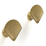 Комплект из 2-х настенных крючков из металла Shell Wall Hooks варинант исполнения - 1 | Loft Concept в Нижнем Новгороде