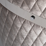 Стул серый велюровый со стеганной спинкой Focus on Convenience варинант исполнения - 3 | Loft Concept в Нижнем Новгороде