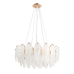 Люстра Mont Saint-Michel Золотая с Рельефным Стеклом варинант исполнения - 3 | Loft Concept в Нижнем Новгороде