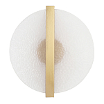 Бра с белым матовым стеклянным плафоном круглой формы Soft Glow Harmony варинант исполнения - 1 | Loft Concept в Нижнем Новгороде