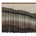 Пейзаж из нитей Макраме Wall decor Black and White Landscape варинант исполнения - 5 | Loft Concept в Нижнем Новгороде