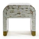 Тумбочка прикроватная Amo Bone Inlay Bedside Almond варинант исполнения - 1 | Loft Concept в Нижнем Новгороде