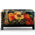 Комод чёрный с росписью Натюрморт Still life варинант исполнения - 1 | Loft Concept в Нижнем Новгороде